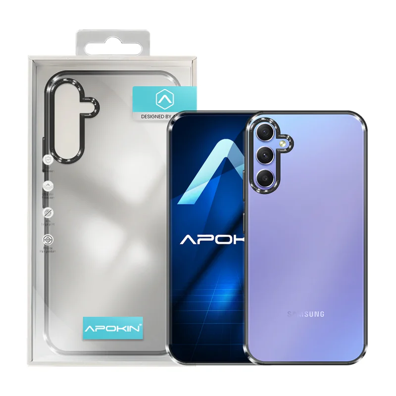 Capa Antichoque Apokin Acrílica para Samsung Galaxy A14 Transparente - Imagem 2