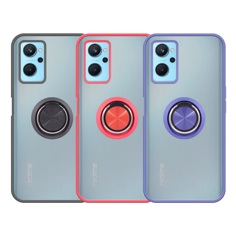 Capa Apokin para Realme 9 Pro Plus em Gel com Íman e Suporte Fumado Variedade de cores - Imagem 1