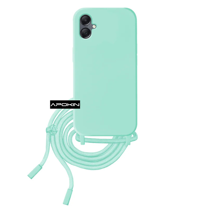Capa Apokin Suave com Cordão para Samsung Galaxy A05 Lilás - Imagem 2