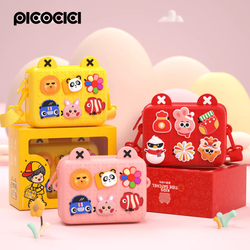 Bolsa de Silicone Infantil Picocici K10 Vermelho - Imagem 3