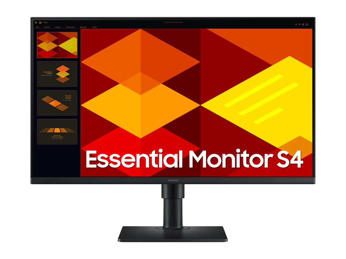 Monitor Samsung S27D400GAU 27" Full HD IPS 100Hz 5ms 2xHDMI DisplayPort Ajustável Preto