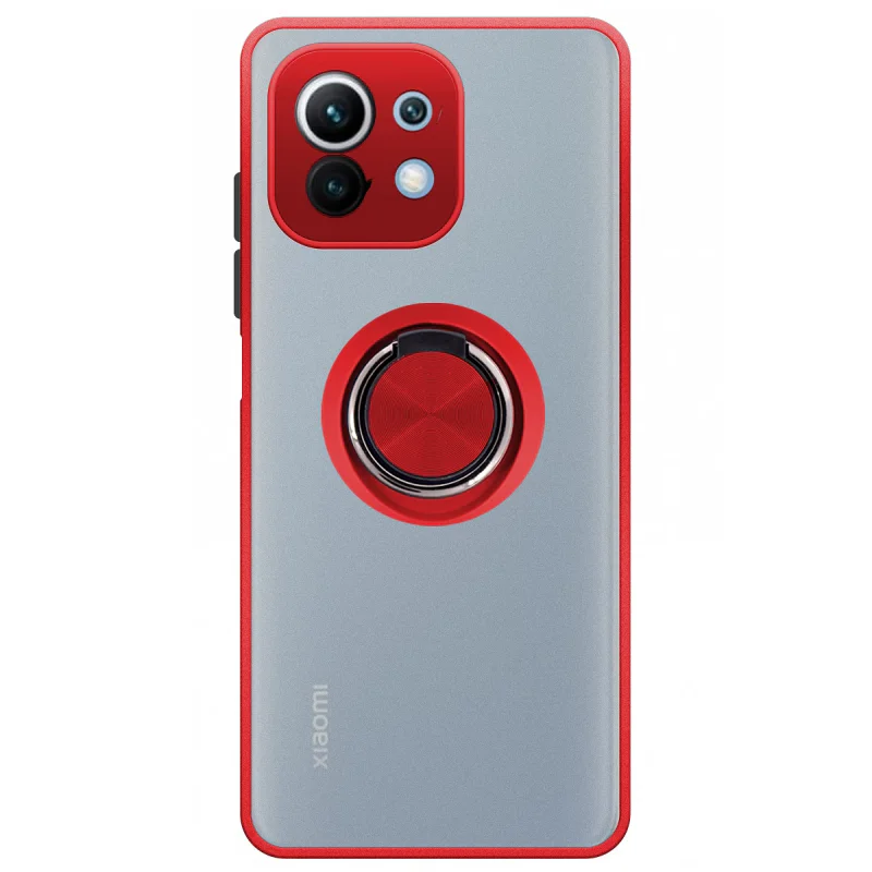 Capa Apokin Gel Magnético com Anel de Suporte Fumada para Xiaomi Mi 11 Variedade de cores - Imagem 3