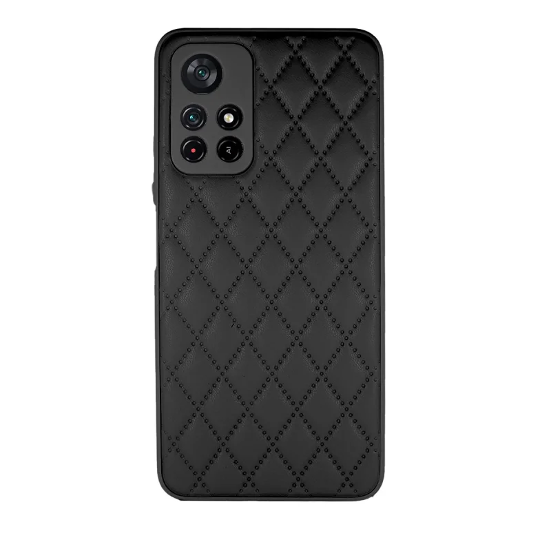 Capa Apokin Chamel para Xiaomi Poco M4 Pro 5G Traseira Fumada e Efeito Pele Rosa - Imagem 5