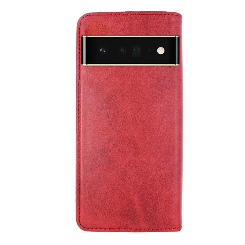 Capa Apokin para Google Pixel 6 Pro Flip em Pele Sintética com Porta-cartões Preto - Imagem 5