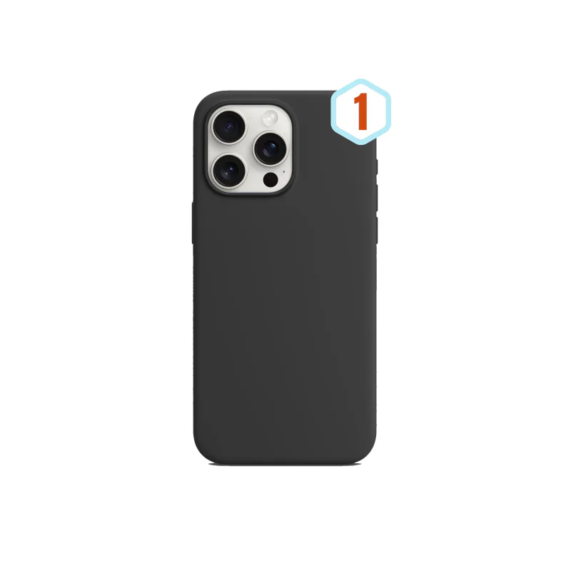 Capa de Silicone Líquido Apokin Efeito Pele para iPhone 12 Pro Max Cor 2 - Imagem 3