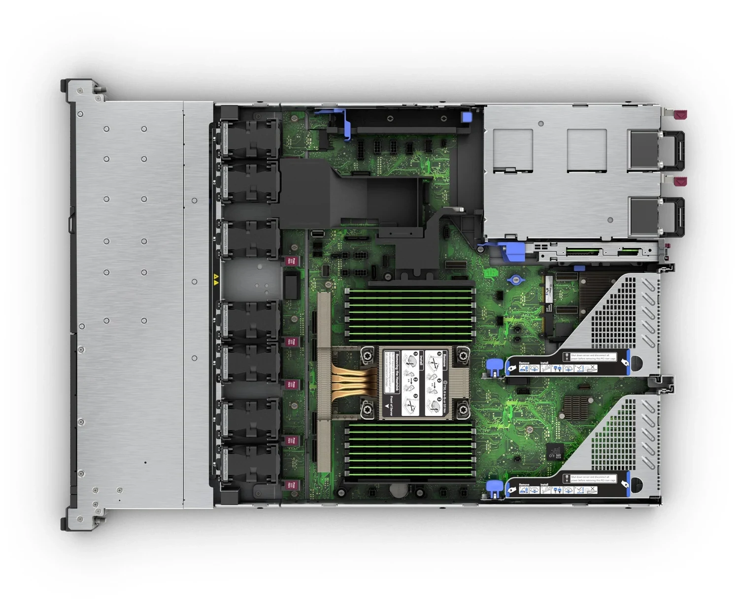 Servidor Rack 1U HPE ProLiant DL320 Gen11 Xeon Silver 4510 64GB 2x480GB SSD - Imagem 3