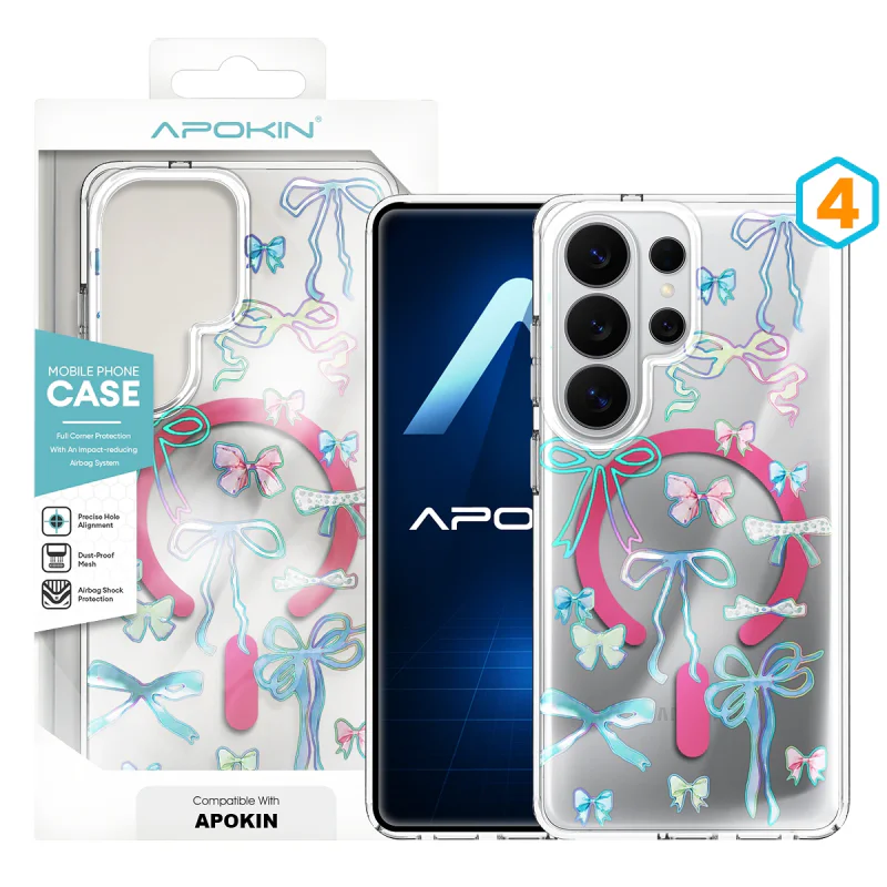 Capa de Silicone Apokin com Desenho e MagSafe para Samsung Galaxy S26 Ultra 1 - Imagem 5