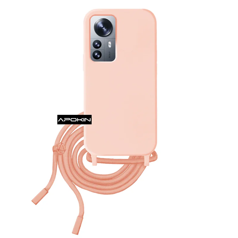 Capa Apokin para Xiaomi 12 / 12X Suave com Cordão Preto - Imagem 5