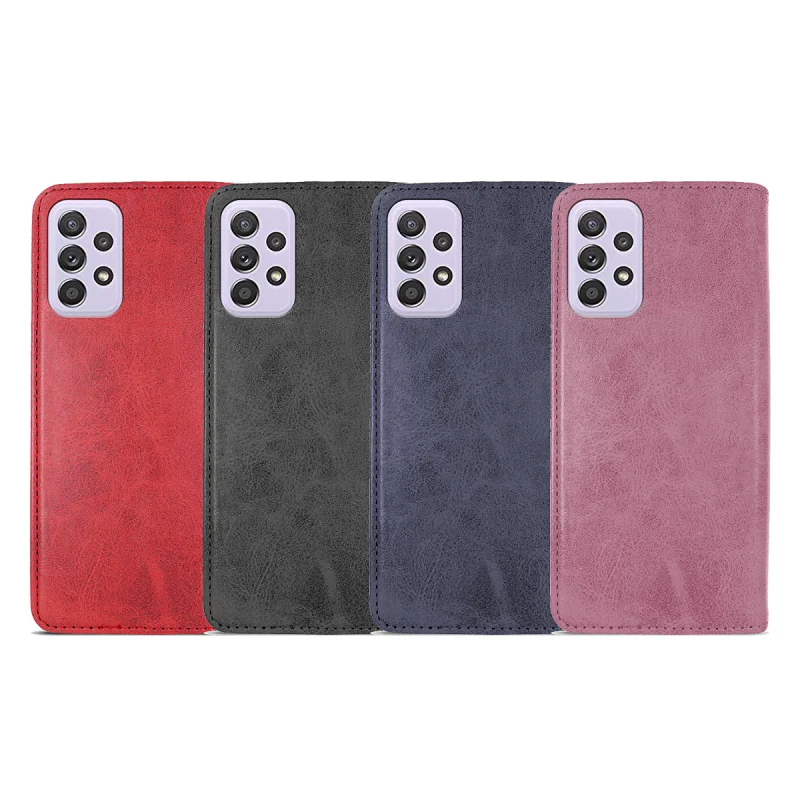 Capa Apokin para Samsung Galaxy A53 em Pele Sintética com Porta-Cartões Preto - Imagem 1