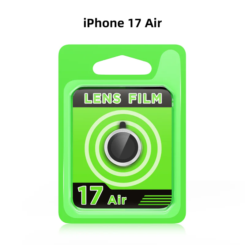 Protetor de Lentes Apokin para iPhone 17 Air Anéis Metálicos Variedade de cores