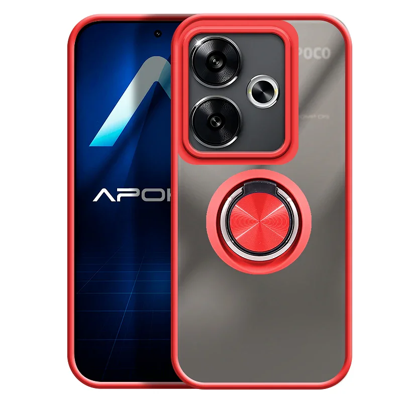 Capa de Gel Apokin com Suporte Fumado para Xiaomi Poco F6 Azul - Imagem 2