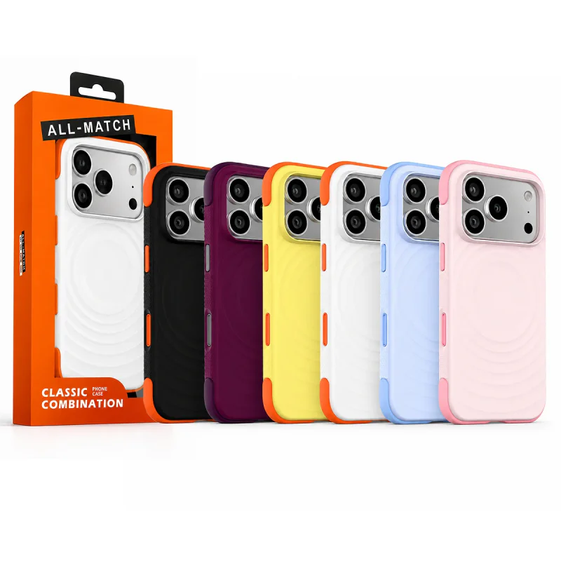 Capa de Silicone Líquido Apokin para iPhone 17 Pro Max All-match MagSafe Branco