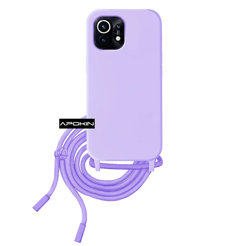 Capa Apokin para Xiaomi Mi 11 Macia com Cordão Variedade de cores - Imagem 4