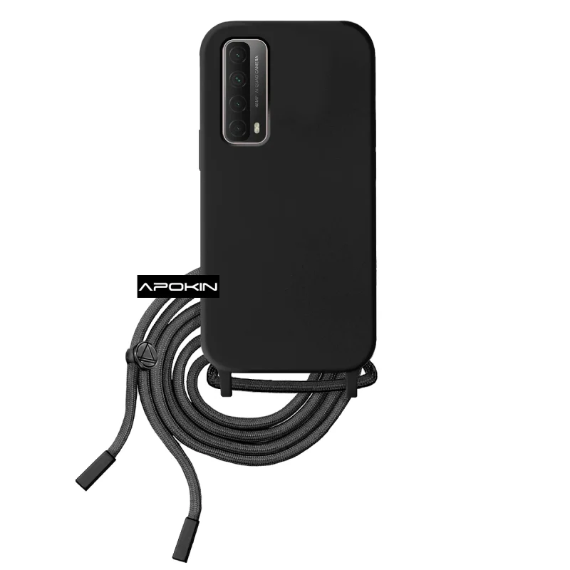 Capa Apokin para Huawei P Smart 2021 Macia com Cordão Azul Turquesa - Imagem 6