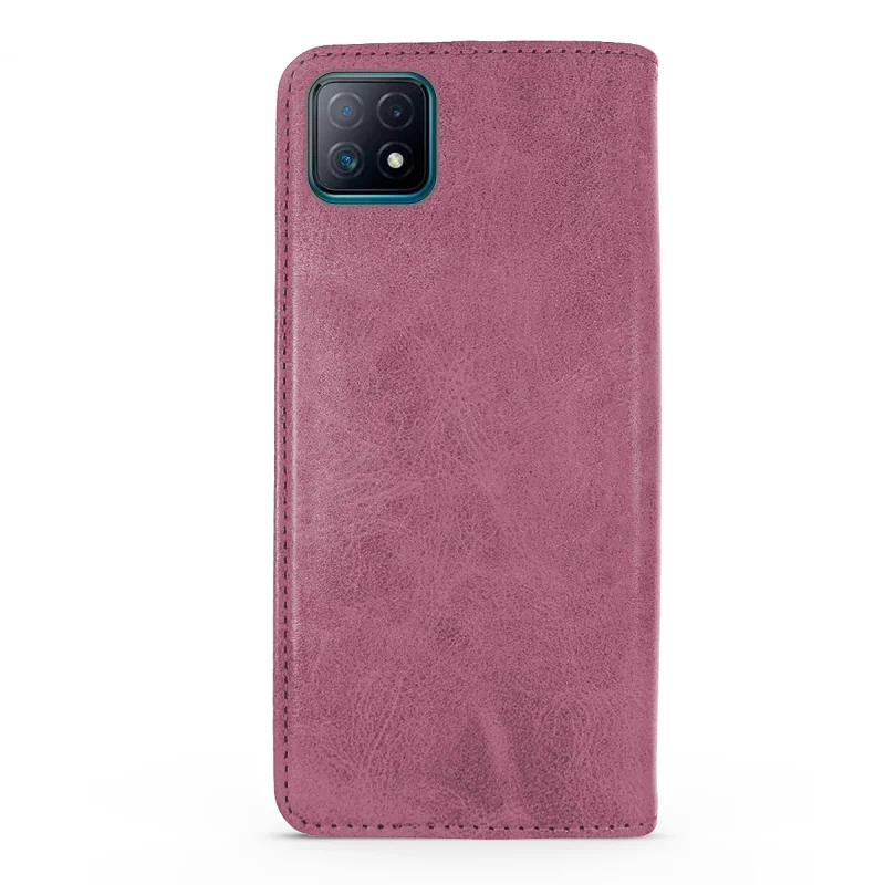 Capa em Pele Sintética com Porta-Cartões Apokin para Oppo A73 Azul - Imagem 4