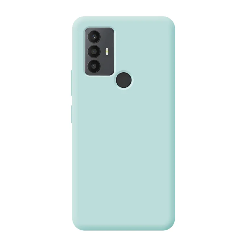 Capa Apokin para TCL 30 SE / 306 Silicone Macio com Proteção 3D Azul - Imagem 3