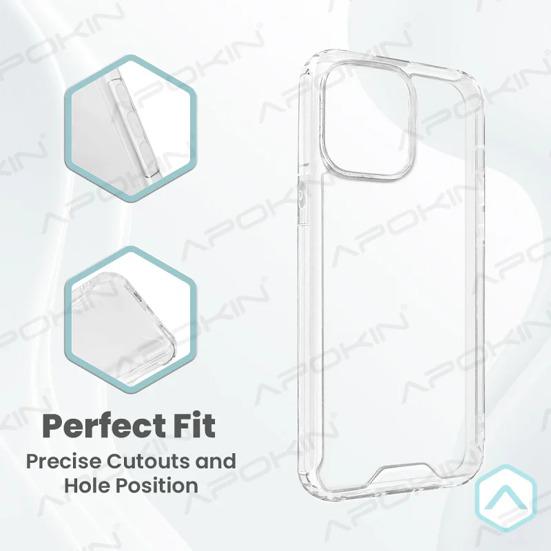 Capa Antichoque Apokin para Oppo Reno 15F Transparente - Imagem 4