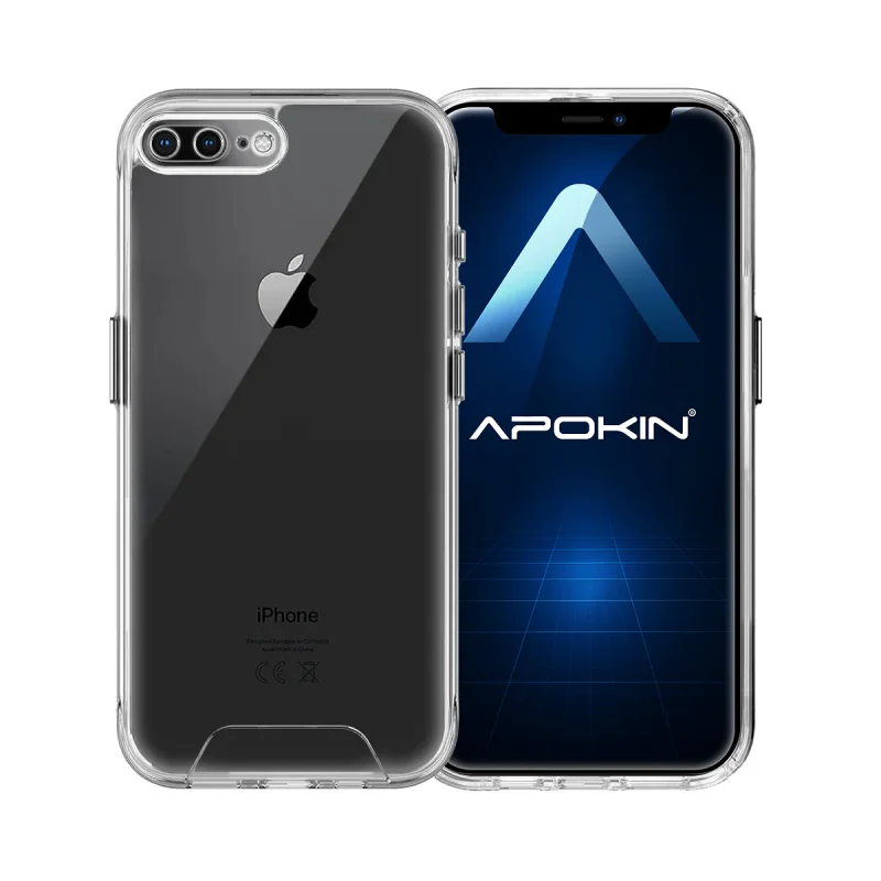 Capa Apokin Space Case para iPhone 7 Plus e 8 Plus Acrílico Rígido Transparente