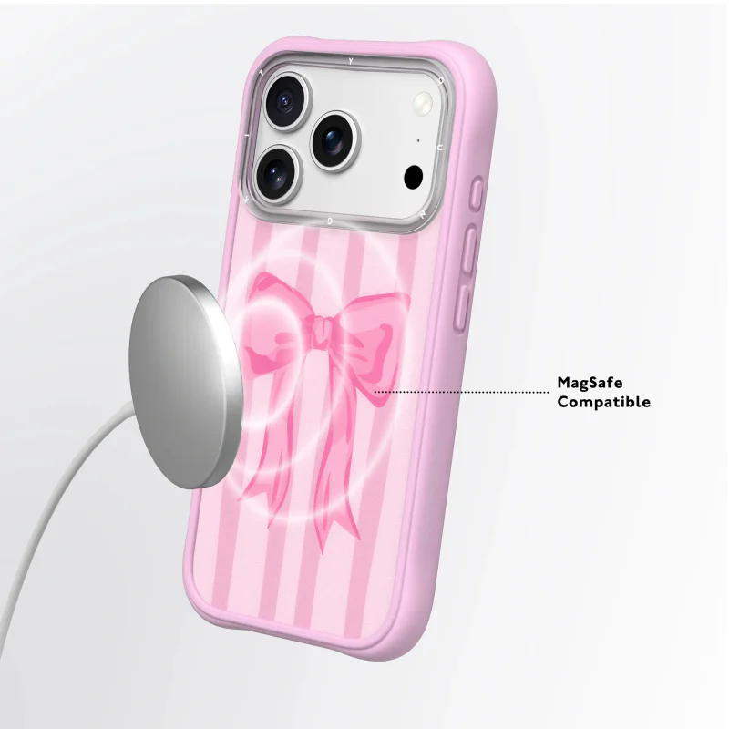 Capa Apokin Youngkit para iPhone 16 Pro Max Big Wave Swan Kiss com MagSafe Cisnes - Imagem 4