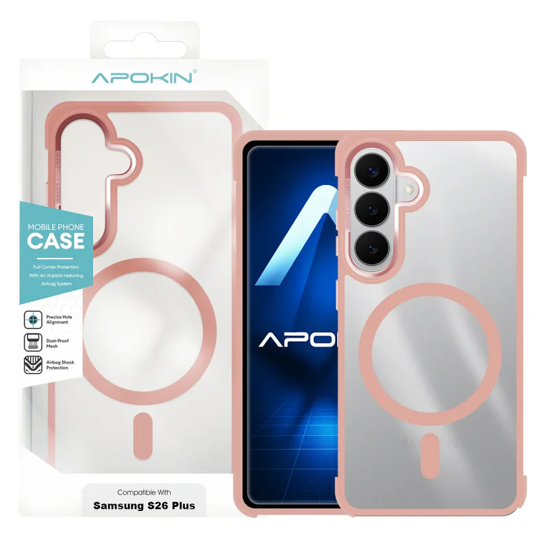 Capa Apokin para Samsung Galaxy S26+ Silicone Premium com MagSafe Variedade de cores - Imagem 4