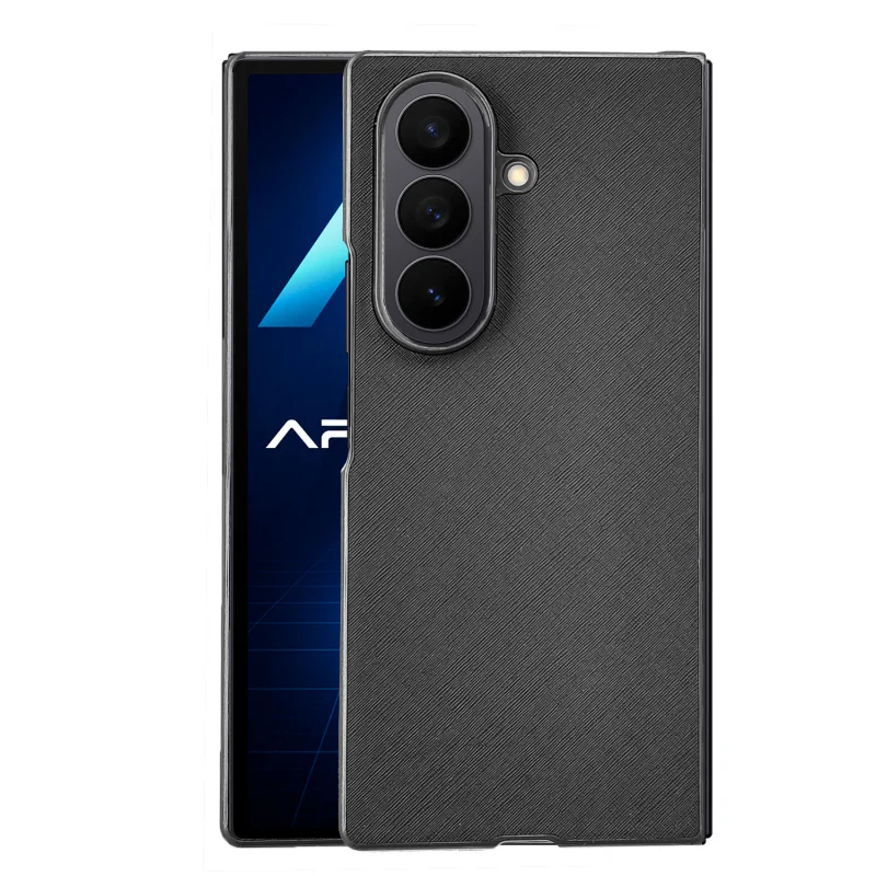 Capa Apokin para Samsung Galaxy Z Fold 7 com Tampa em Pele Variedade de cores - Imagem 2