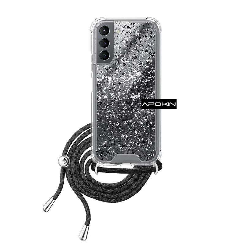 Capa de Gel Apokin Transparente com Cordão para Samsung Galaxy S21 Variedade de cores - Imagem 5