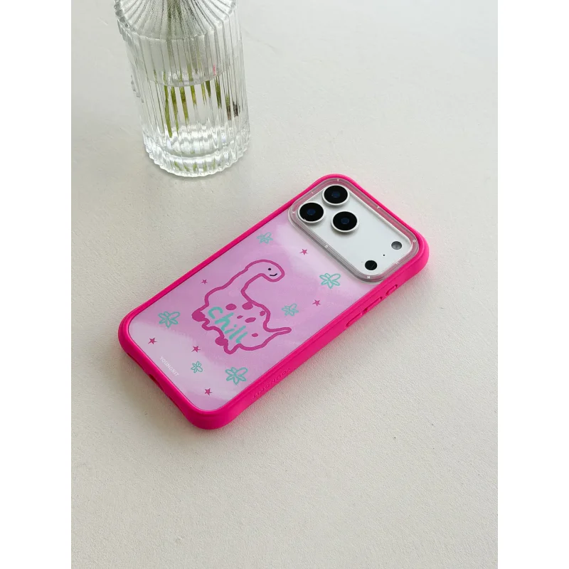 Capa Apokin Youngkit Dino Flor para iPhone 17 Pro e 18 Pro - Imagem 6