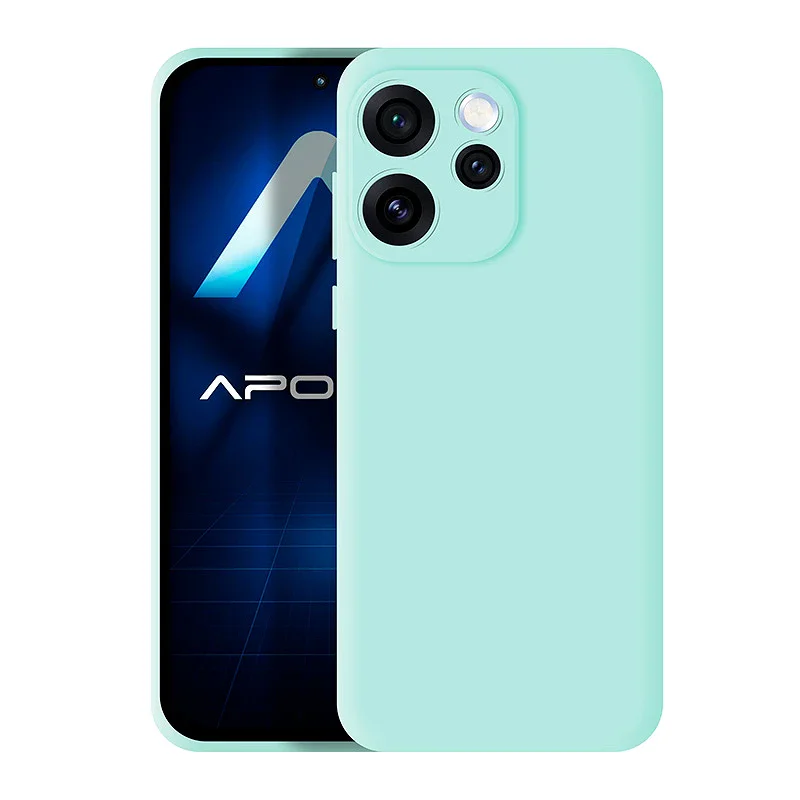 Capa Apokin para Oppo Reno 15 Pro Silicone Suave Vermelho - Imagem 6