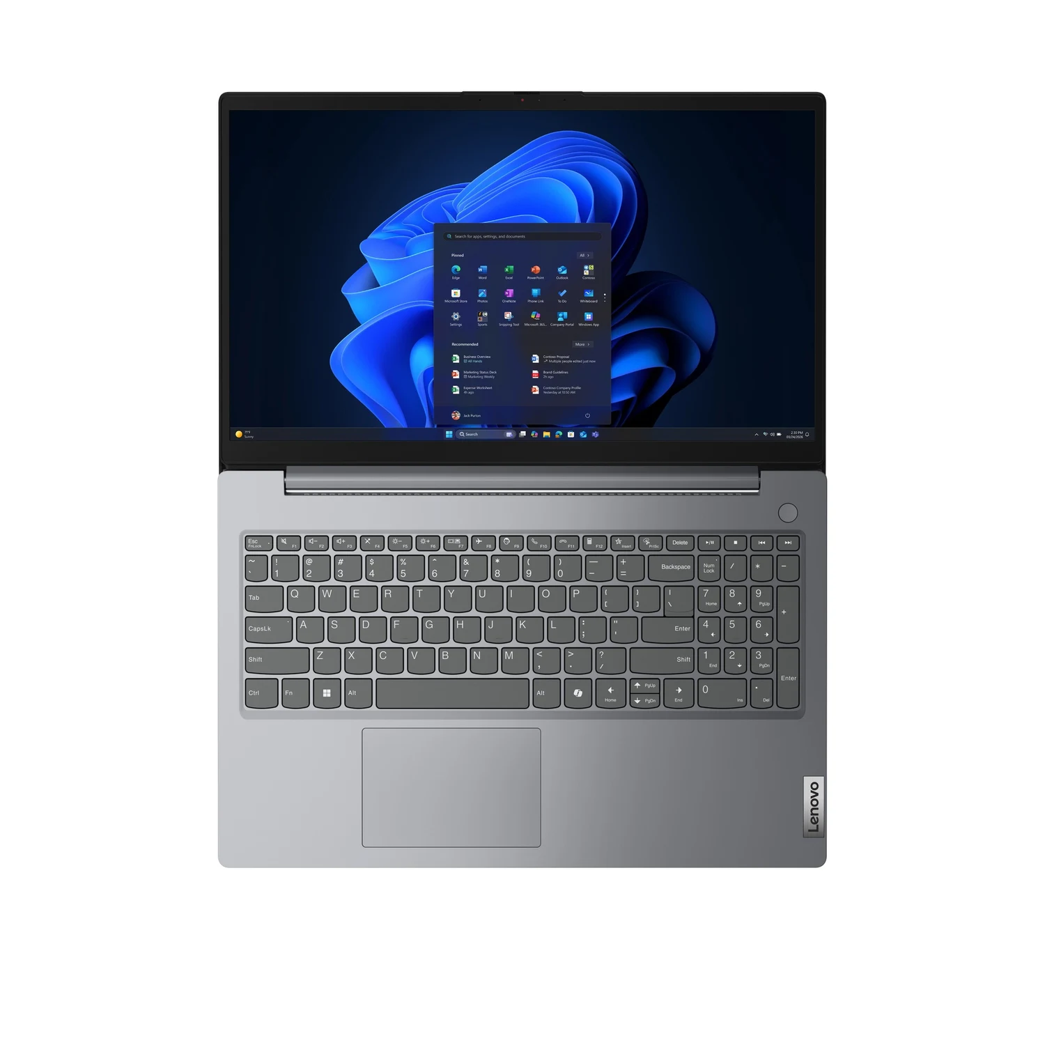 Portátil Lenovo V15 G7 IWC 15.6" Full HD Intel Core 7 350 16GB 512GB SSD Luna Grey - Imagem 8