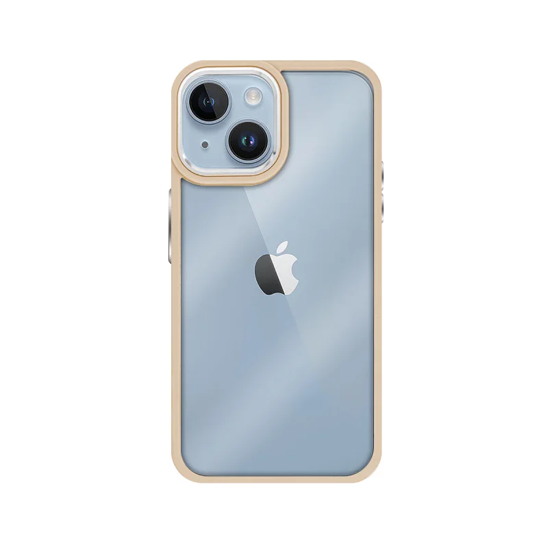Capa Apokin para iPhone 14 Plus Silicone com Rebordo de Câmara em Alumínio Verde - Imagem 4
