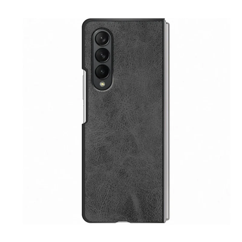 Capa Apokin em Pele para Samsung Galaxy Z Fold 3 Vermelho - Imagem 4