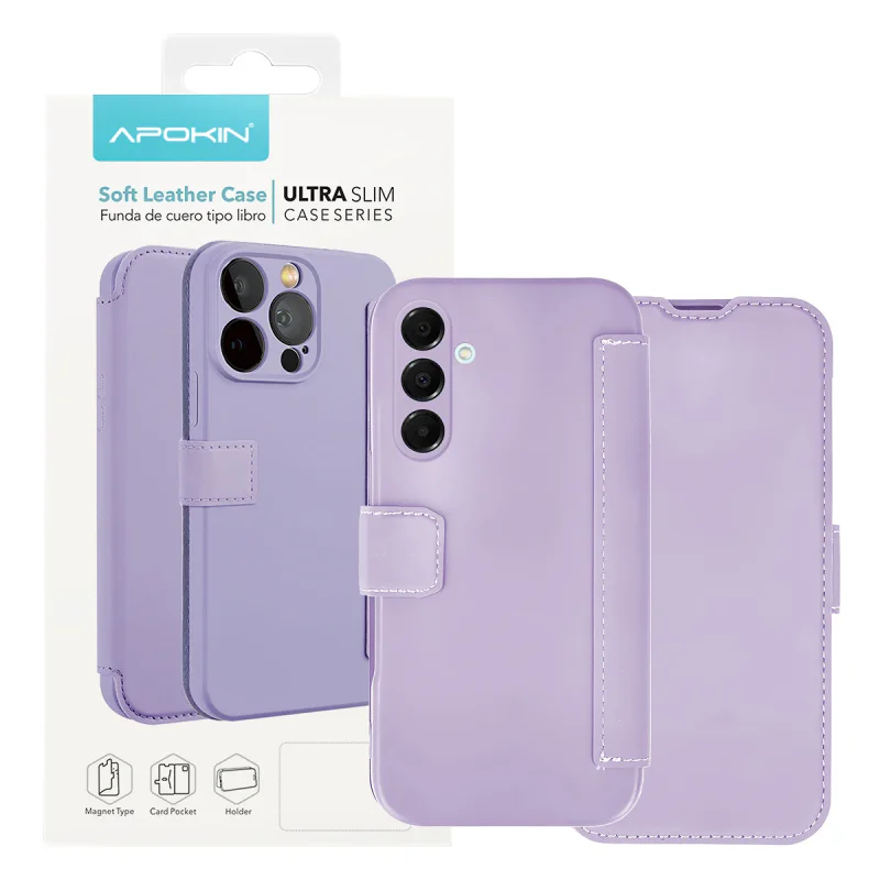 Capa Apokin em Silicone com Cobertura Efeito Pele para Samsung Galaxy A16 Lilás - Imagem 2
