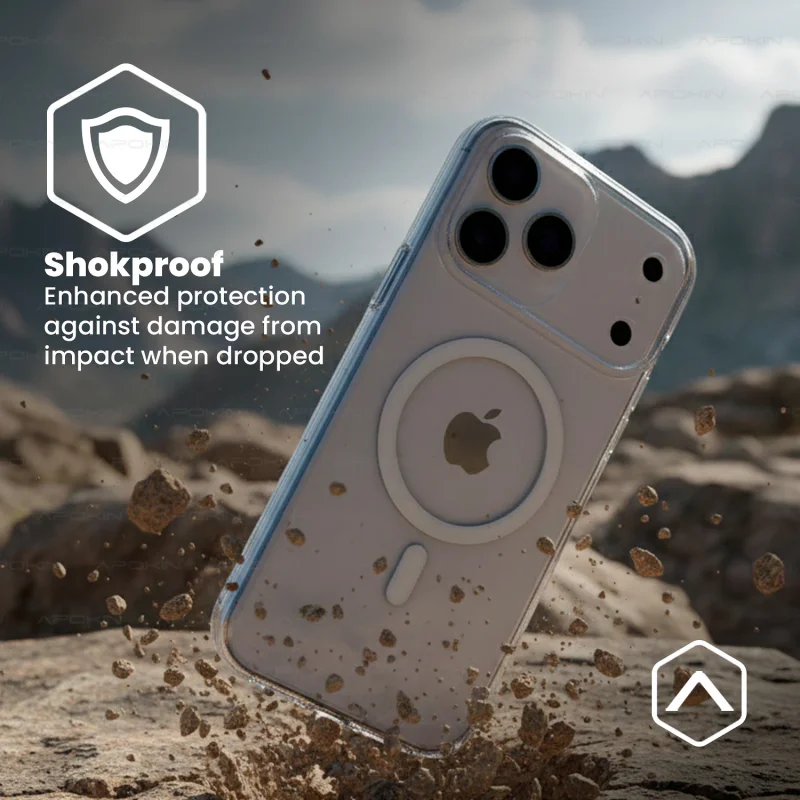 Capa em Policarbonato Apokin para iPhone 16 Pro Max com MagSafe Preto - Imagem 4