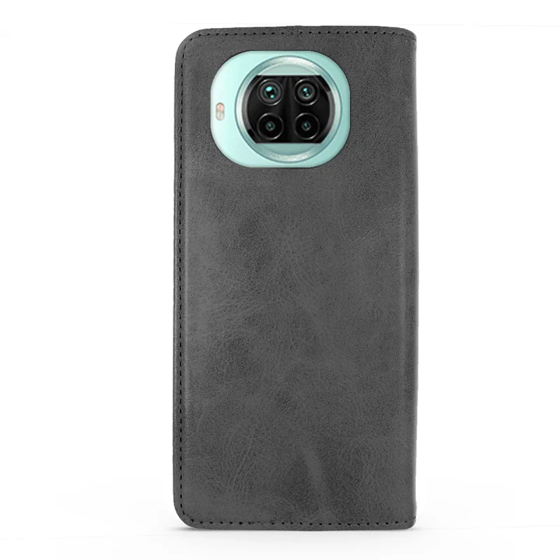 Capa com Porta-Cartões Apokin em Couro Sintético para Xiaomi Mi 10T Lite Preto - Imagem 6