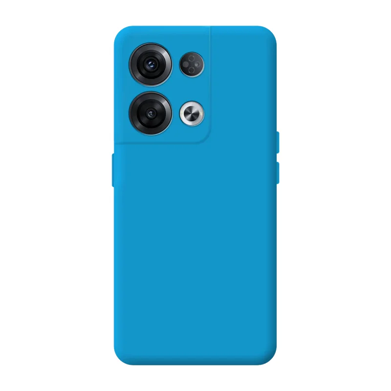 Capa Apokin para Oppo Reno 8 Pro Silicone Suave com Proteção de Câmara 3D Vermelho - Imagem 2