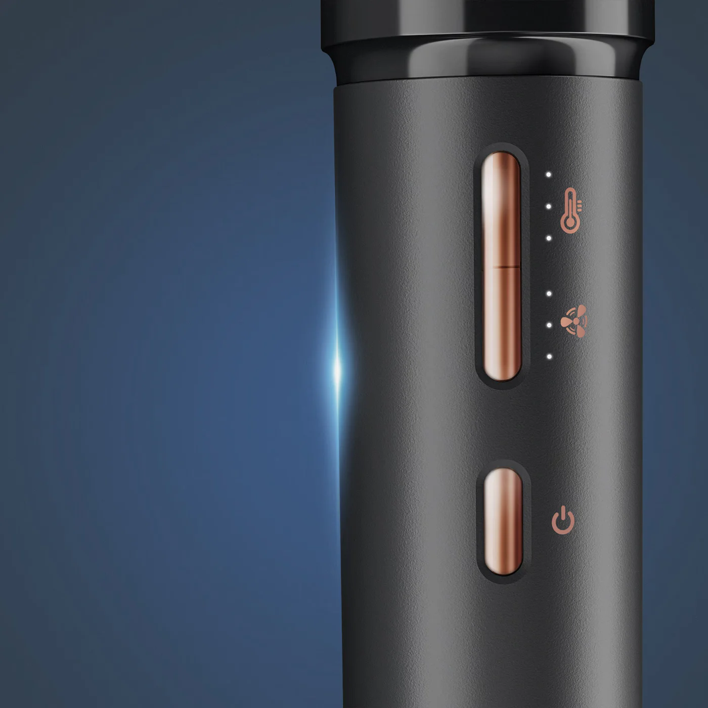 Escova Modeladora de Ar Rowenta Air Shape UB9820E0 Iónica com 4 Acessórios Preto e Cobre - Imagem 3