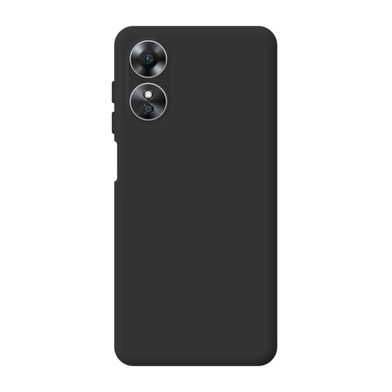 Capa Apokin Silicone Flexível com Proteção de Câmara 3D para Oppo A17 4G Azul Turquesa - Imagem 5