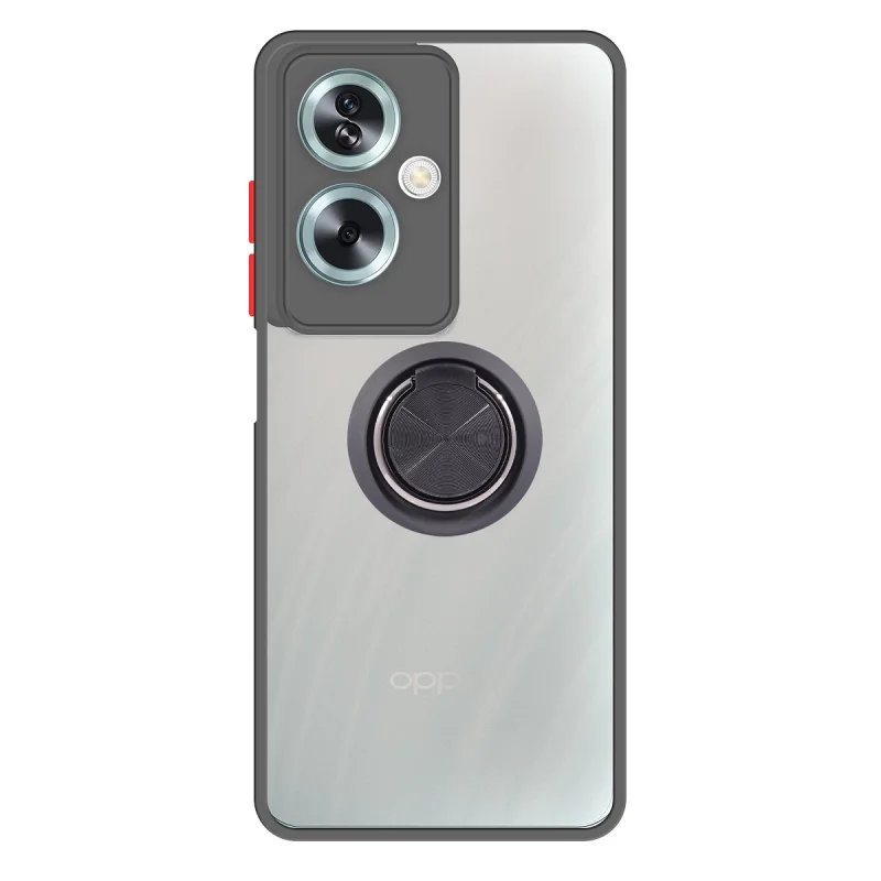 Capa Apokin para Oppo A79 5G Gel Fumada com Íman e Suporte Vermelho - Imagem 2