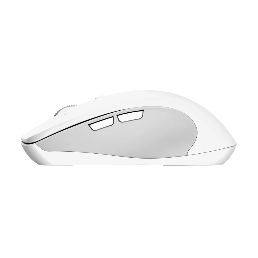Rato Sem Fios Trust Ferro Recarregável Multidispositivo Hyperscroll Branco - Imagem 3