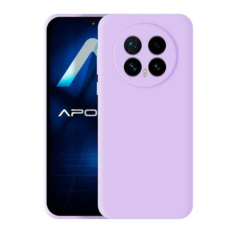 Capa de Silicone Suave Apokin para Honor Magic 8 Rosa claro - Imagem 5