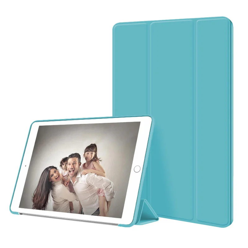 Capa Inteligente Apokin para Apple iPad Mini 6 Azul Turquesa - Imagem 1