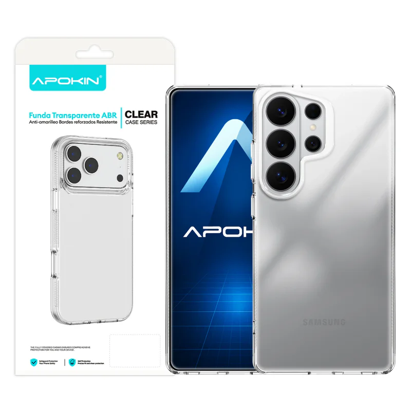 Capa Apokin para Samsung Galaxy S26 Ultra ABRA Premium Transparente