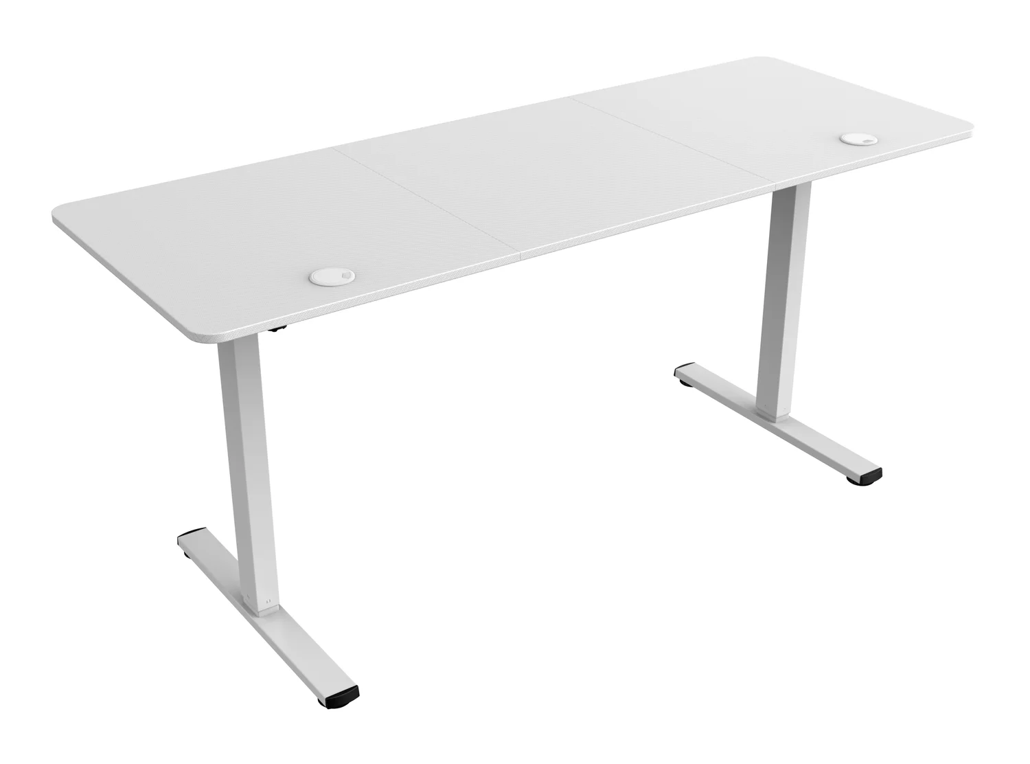 Secretária Elevatória Elétrica Mars Gaming MGD-ERGOPRO160 160x60 cm com 2 Memórias de Altura Branca - Imagem 3
