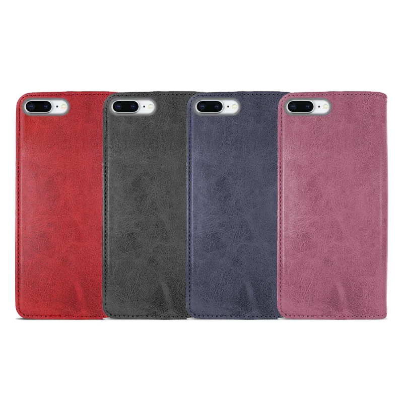 Capa Apokin para iPhone 7 Plus / 8 Plus em Pele Sintética com Porta-Cartões Variedade de cores