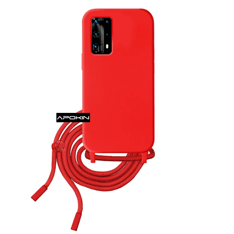 Capa Suave Apokin com Cordão para Huawei P40 Pro Lilás - Imagem 3