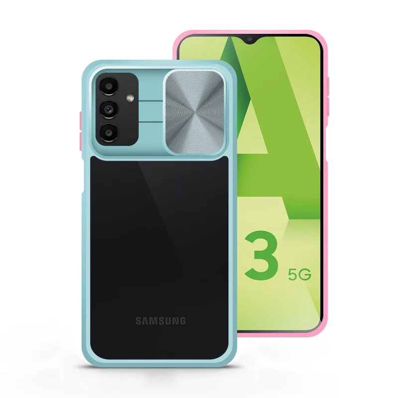 Capa Apokin em Gel Antichoque com Tampa Deslizante de Câmara para Samsung Galaxy A13 5G Variedade de cores - Imagem 2