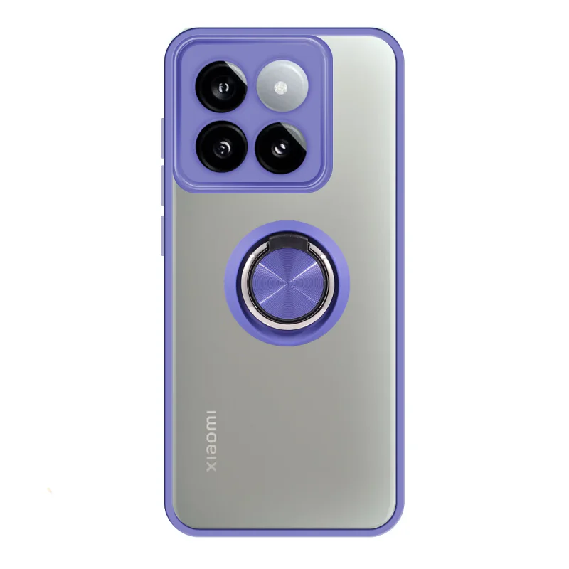 Capa Apokin para Xiaomi 14 Magnética em Gel com Suporte Fumado Vermelho - Imagem 2