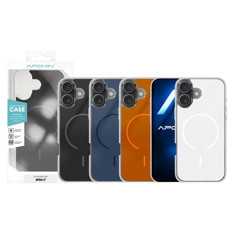 Capa Apokin para iPhone 17 MagCase com MagSafe Branco