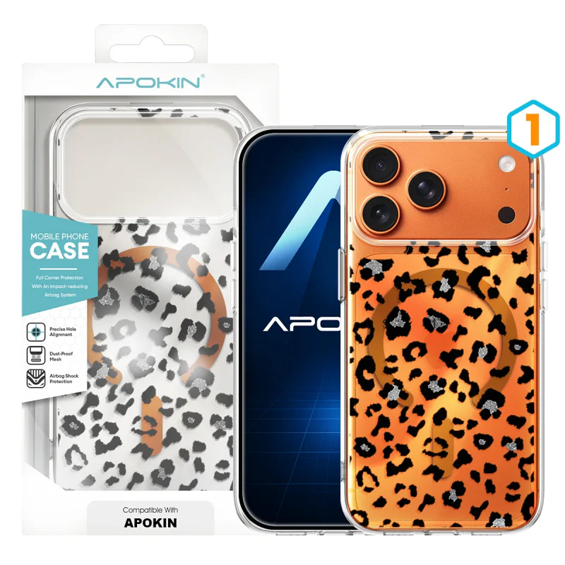 Capa de Silicone Apokin com Desenho e MagSafe para iPhone 17 Pro Max e 18 Pro Max Cor: 2 - Imagem 2