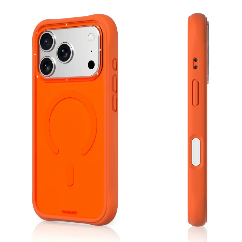 Capa Youngkit Dynamic II Magnética para iPhone 17 Pro Max / 18 Pro Max Laranja - Imagem 2